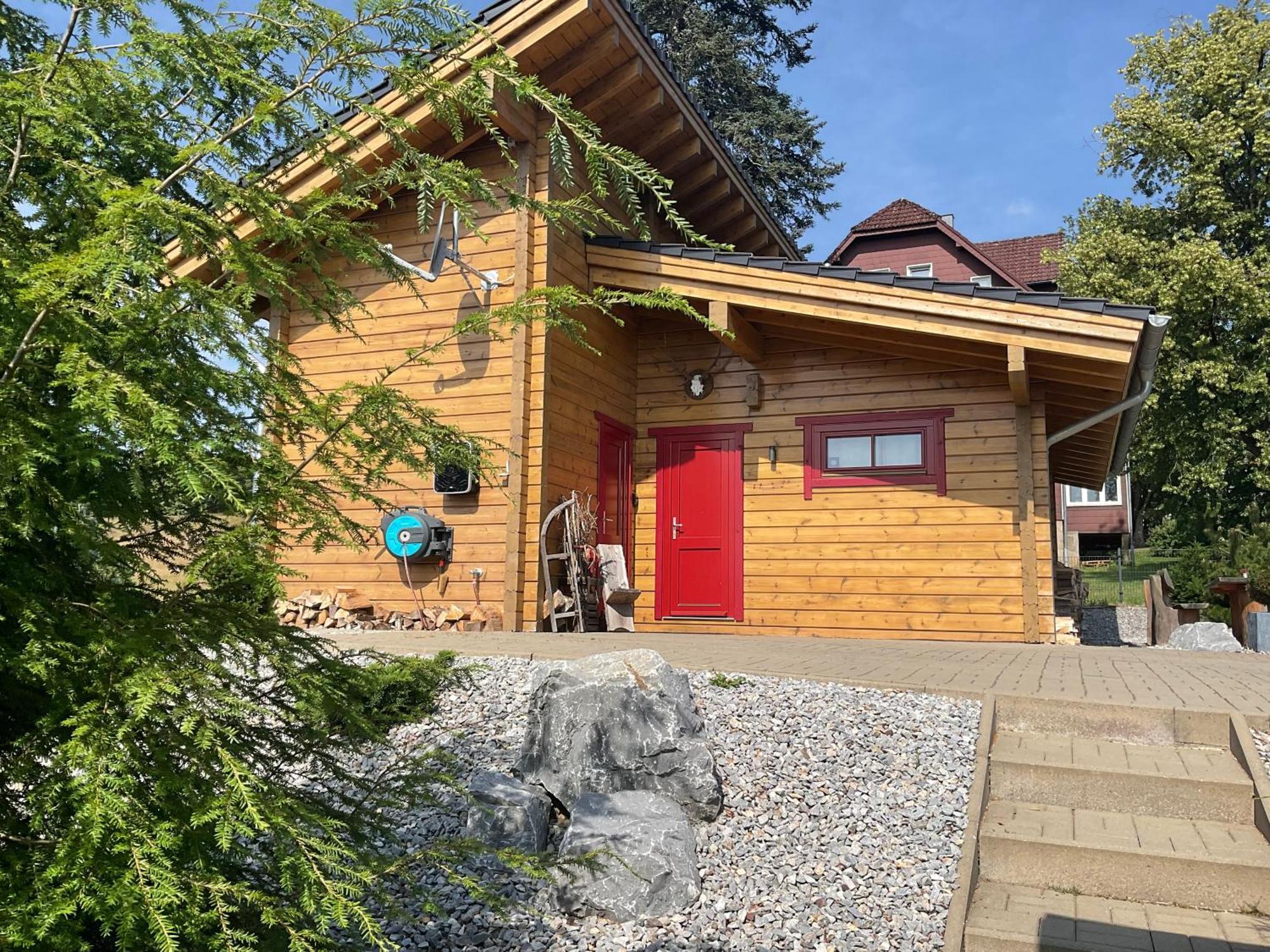 Blockhaus An Der Skiwiese Braunlage Exteriör bild